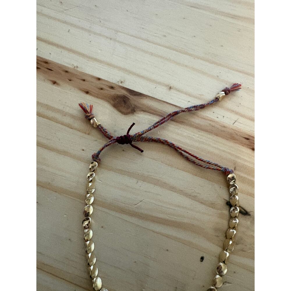 Bracelet Braided Copper Beads Handmade Lucky Rope Bangle Adjustable Boho - Picture 2 of 5